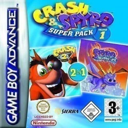 2 In 1 – Spyro – Season Of Ice & Crash Bandicoot 2 – N-Tranced Rom